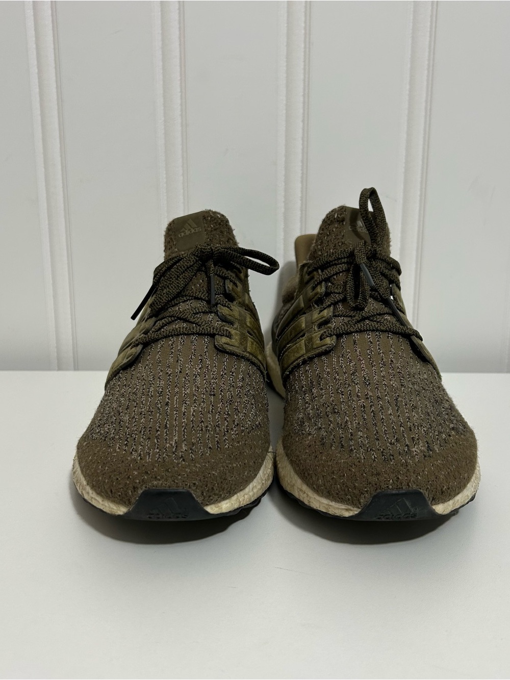 adidas Men’s UltraBoost Running Sneakers - Olive green - Picture 2 of 8